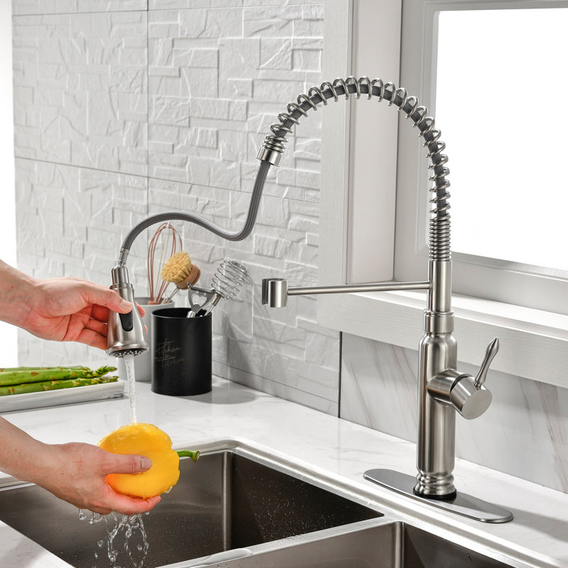 Topcraft Pull Down Touch Single Handle Kitchen Faucet