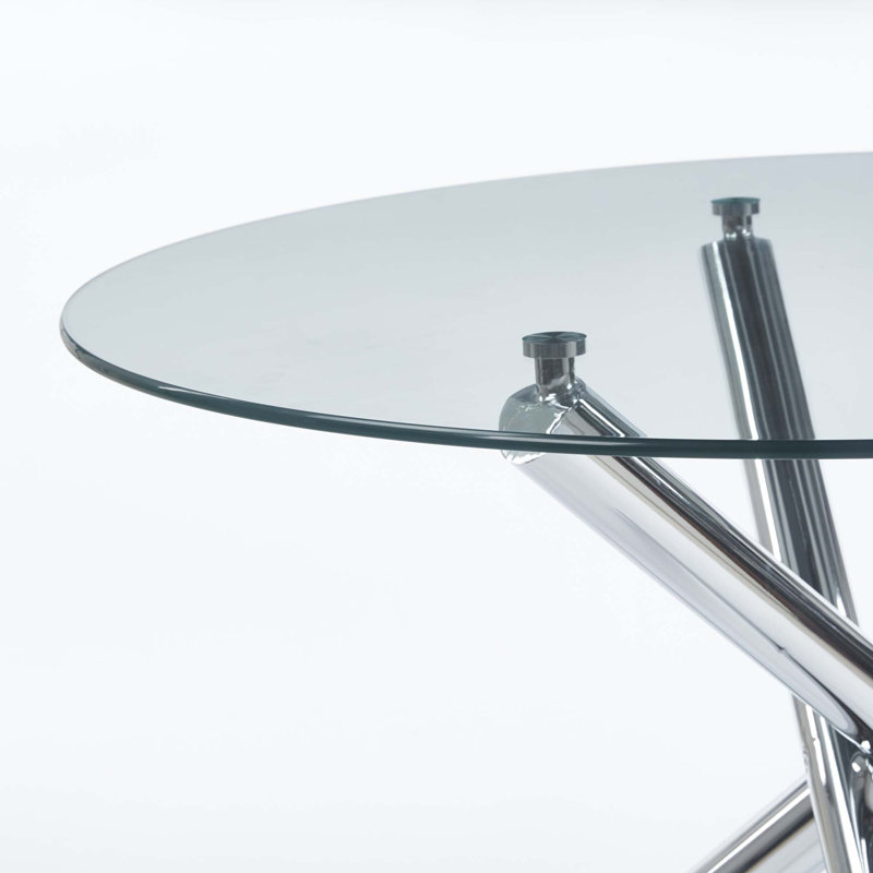 Ensemble de salle à manger 5 pièces, table de salle à manger et chaise Mid-Century, Noir