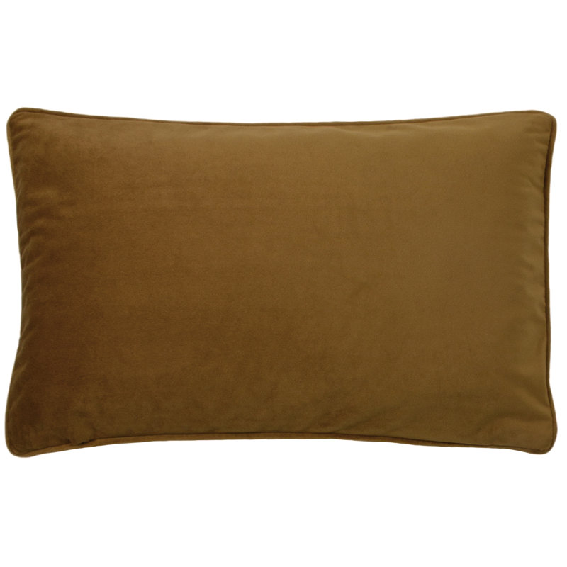 Quaniece Gold Rectangular Cushion, Feather