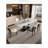 Modern Luxury Rectangular Rock Slab Dining Table
