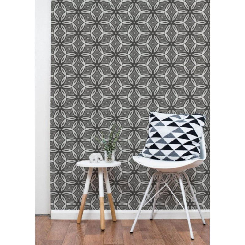 Rouleau de papier peint L 10 pi x l 24 po Abra Diamond Mill, Non collé, Faux Grasscloth