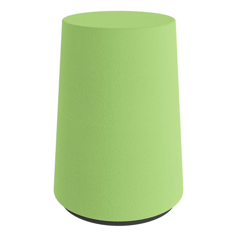Tabouret oscillant avec dossier rembourré Shape Series Classroom, Vert