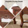 Evars Traditional 3-Drawer Fully Assembled Nightstand with Hidden Drawer and Built-In Power Outlet 