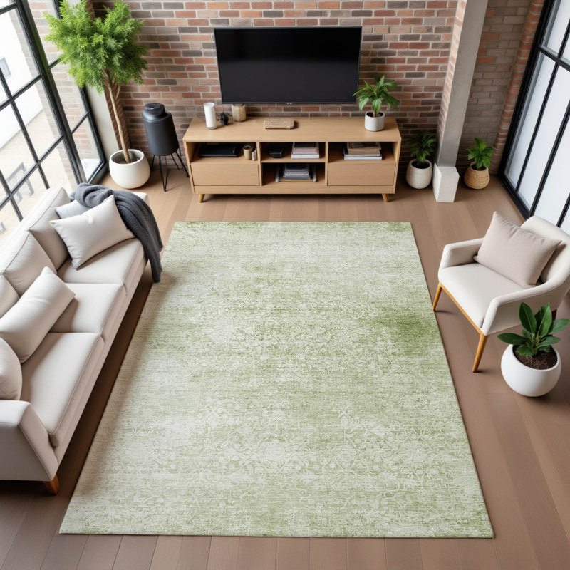 Premium Machine Washable Verlin AMF1763 Global Rug, Rectangle 5' x 7'6"