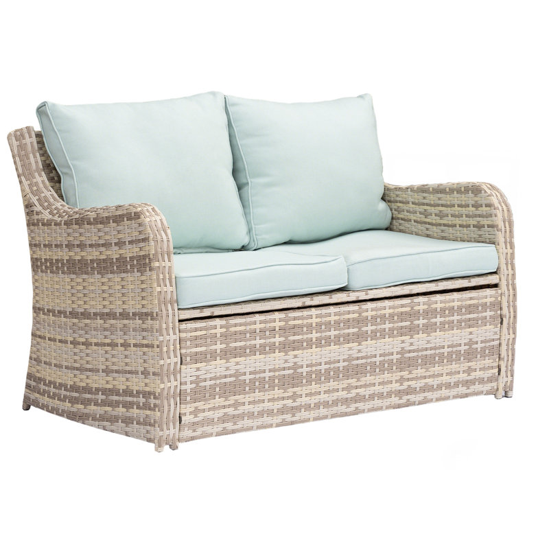 2-Person Aluminum Loveseat