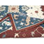 Tapis oriental crème crème Dhurrie 9X12