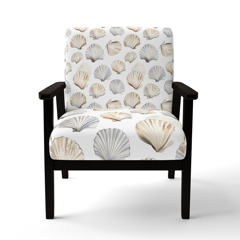 Chaise d'appoint à imprimé animalier, Accoudoirs carrés noirs