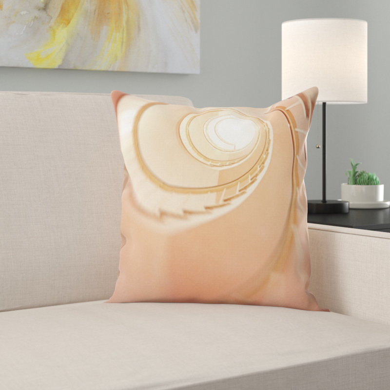 Coussin décoratif en spirale