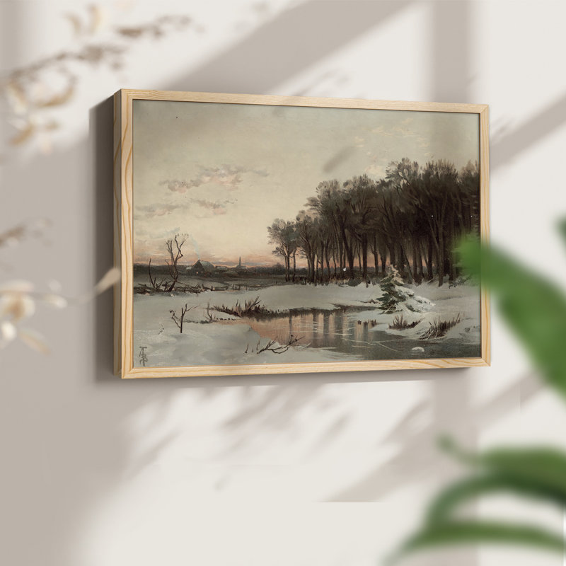 Paysages rétro-CCV III - reproduction encadrée, H 8 po x l 10 po, Naturel