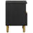 vidaXL Bedside Cabinet Black
