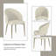 Cora White Fabric Side Chair (Set Of 2)