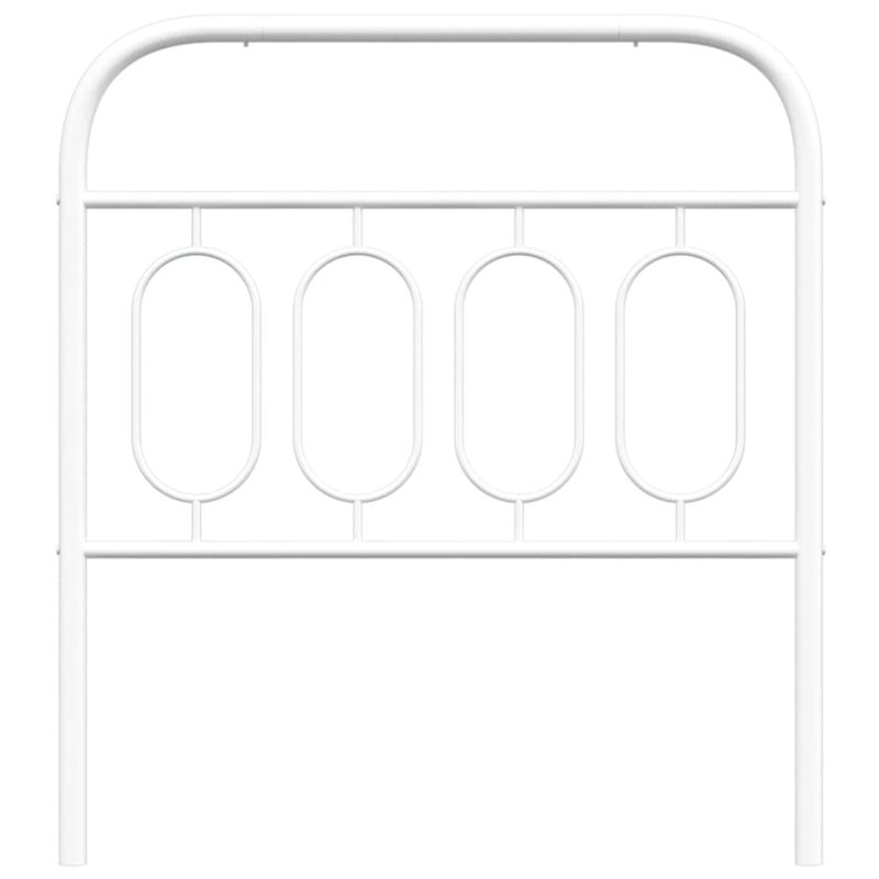 Argimiro Metal Headboard White 90 cm