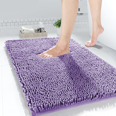 Chenille Non-Slip Non-Slip Bath Mat