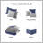 Jenson 7 Piece Color Block Stripe Comforter Set with Throw Pillows-494467976-494467977