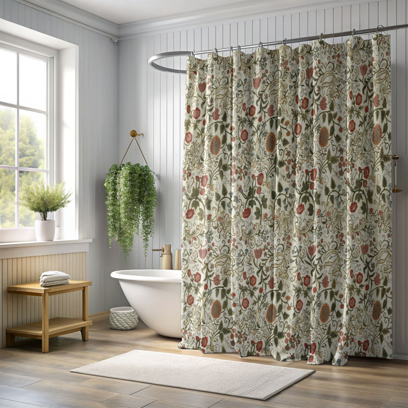 Rideau de douche Freije, H 74 po x l 71 po