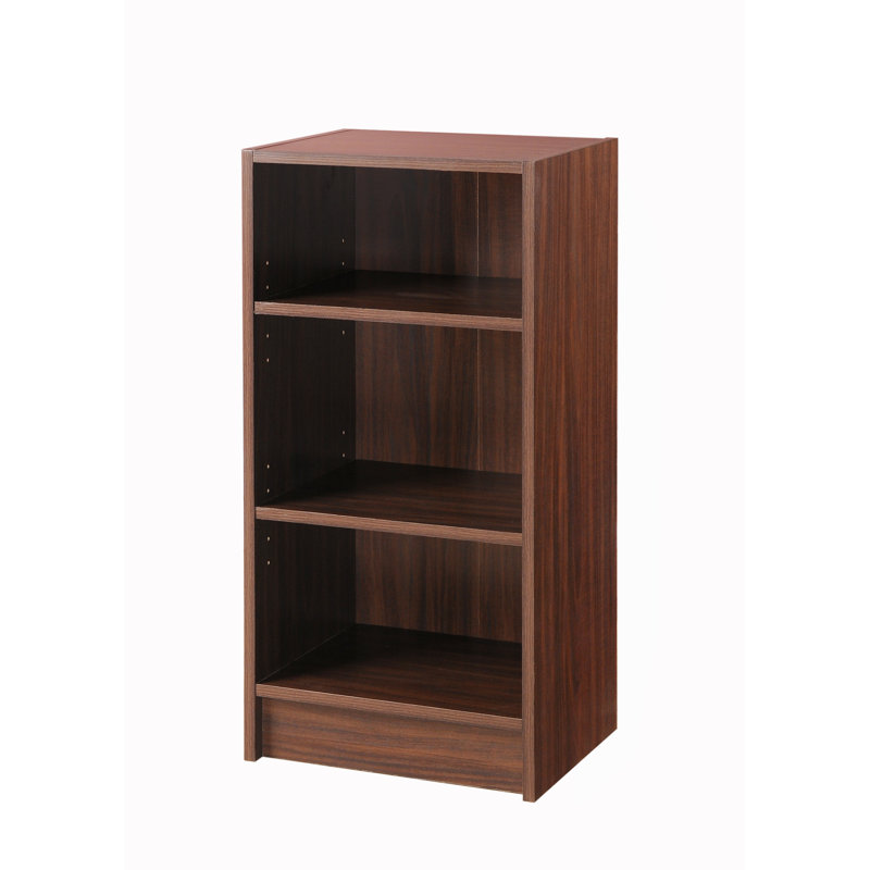 Zaira 80cm H x 40cm W Standard Bookcase, 80cm H x 40cm W x 30cm D, Walnut