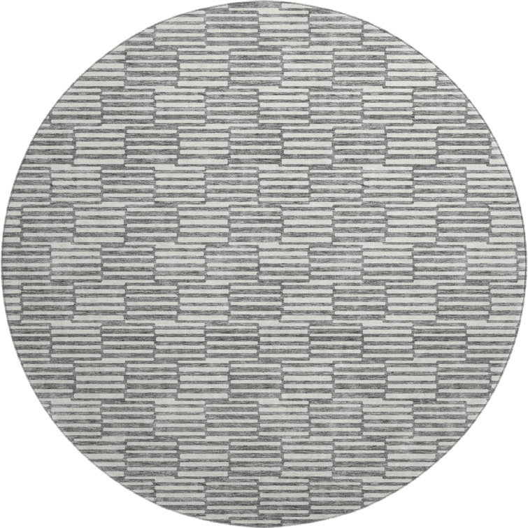 Premium Machine Washable Prisco Gray Rug