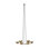 Keller Chandelier-Aged Brass