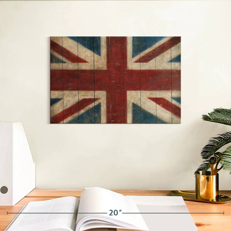 Borges Union Jack, H 8 po x l 12 po