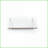 Wall Shelf Modern Single Wall-Mounted Shelf with Chrome Brackets | White | Solid Wood