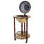 Isla Tabletop Wine Bottle & Glass Rack in Brown