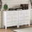  Valdir 31.7'' W Fluted Drawer Dresser, Wood Chest of Drawers-594399005