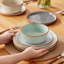 RENIOO Piece Stoneware Dinnerware Set - Service for 4-2032025073