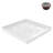 Streamline 36 in. x 36 in. Alcove PP Shower Base in Glossy White With Center Drain, Drain Included