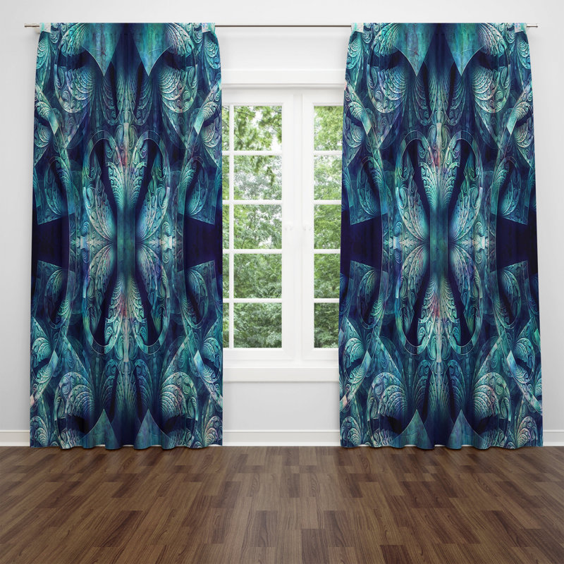 Semi Sheer Curtain Pair, 40" W x 82" L