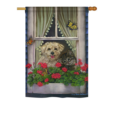Double Sided Polyester Garden Flag