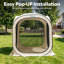 Tente de pavillon d'extérieur escamotable avec moustiquaire werph 6FT et moustiquaire-124930595-124930593