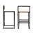 Set Of 2 Modern Faux Leather Bar Stools With Metal Frame For Counter And Kitchen Island, Comfortable And Stylish Seating-894836481