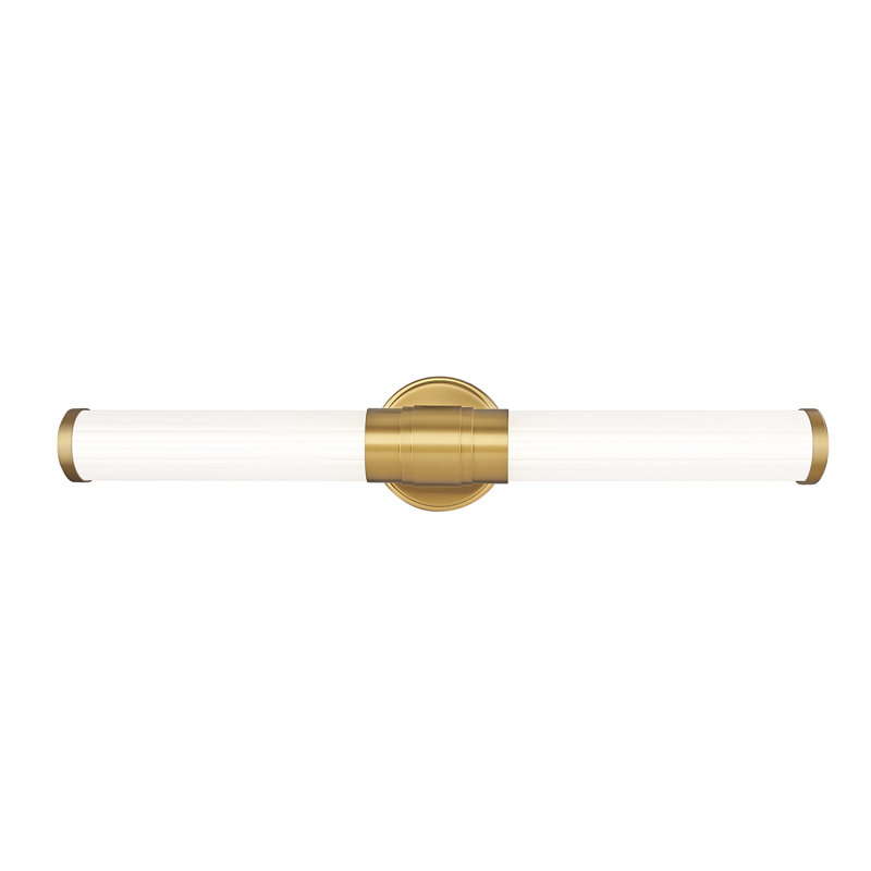 Meuble-lavabo 1 lumière 25,25 po Dunminning, Doré