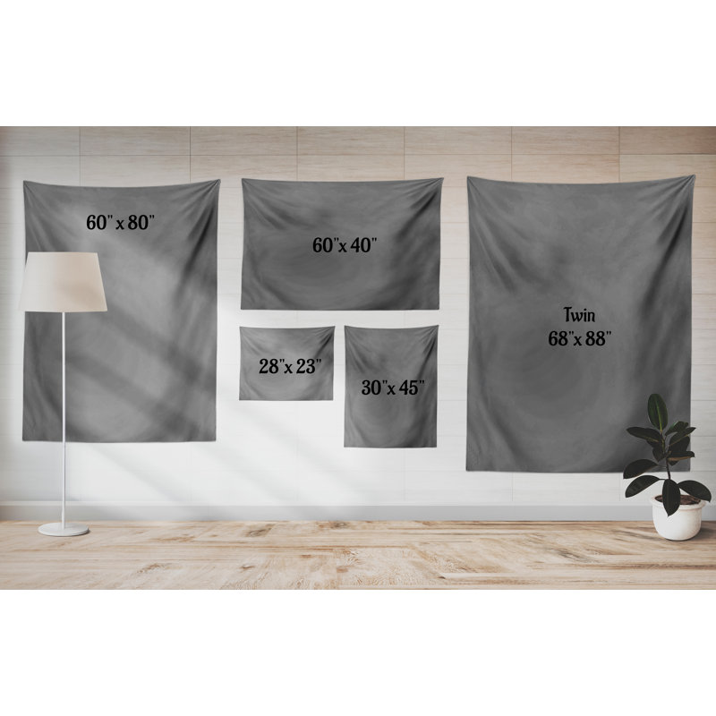 South Korea Country Concept Grunge Tapestry, 114.3cm H x 76.2cm W