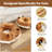 Collapsible Cat Tunnel Bed with Crinkle Ears, Round Toy for Kittens, Rabbits, and Pets