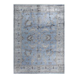 Overdyed One-of-a-Kind 9' 1" X 12' 1" Hand Knotted Area Rug