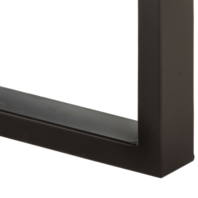 Englert Solid Wood Bench, 45cm H x 110cm W x 35cm D, Brown/Black