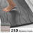 5 Piece High Absorb 25D Memory Foam Bathroom Rug Set with Non-Slip Backing-332012743