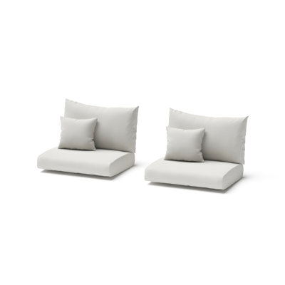 Balceta Sunbrella Outdoor 5'' Lounge Chair Cushion Cover