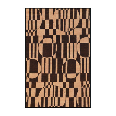 Tapis abstrait moderne 143
