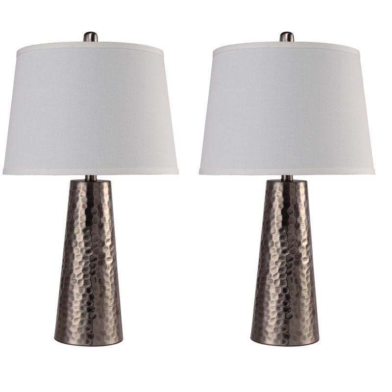 Hana Metal Table Lamp, 26" H x 14.5" W x 14.5" D