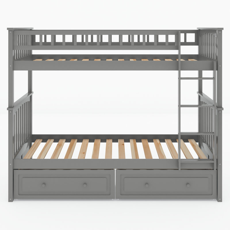 Lit superposé simple Evolette par Harriet Bee, Gris