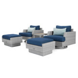 Portofino Comfort Outdoor 5 - Piece Conversation Set