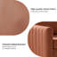 Fauteuil club en velours capitonné Gillette-87116727