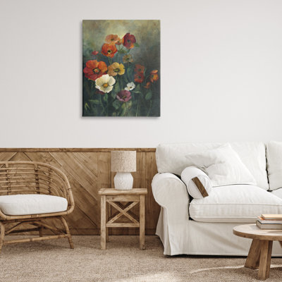 Toile de coquelicots à l'aube, design par Carol Robinson