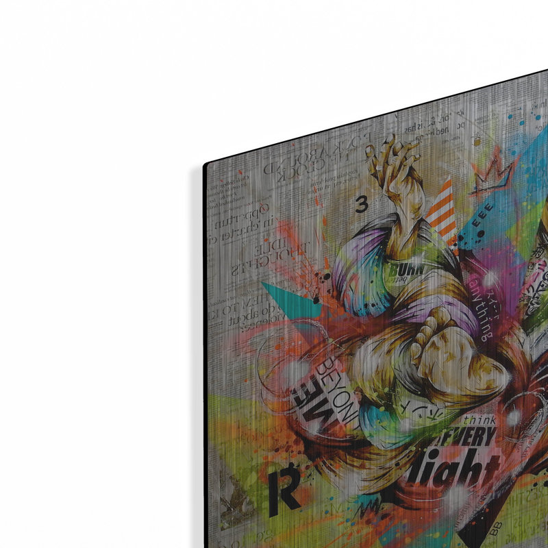 Trinx 'Pleasant' by Taka Sudo, Metal Wall Art,, 12" H x 12" W