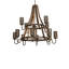 Barrel Stave 12 - Light Chandelier