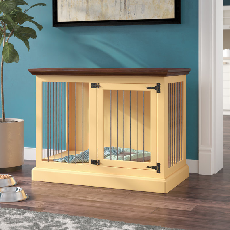 Caisse pour animaux Damien, Rhum des Caraïbes, Jaune miel