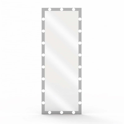Hollywood Full Length Mirror with Lights Full Body Vanity Mirror with 3 Color Modes Lighted