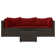 Patio Sectional Set with Cushions